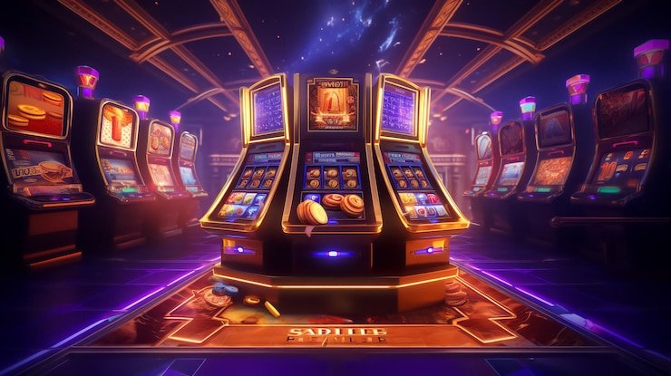 Tampilan permainan Diamond Empire di aplikasi dragslot dengan simbol permata dan emas